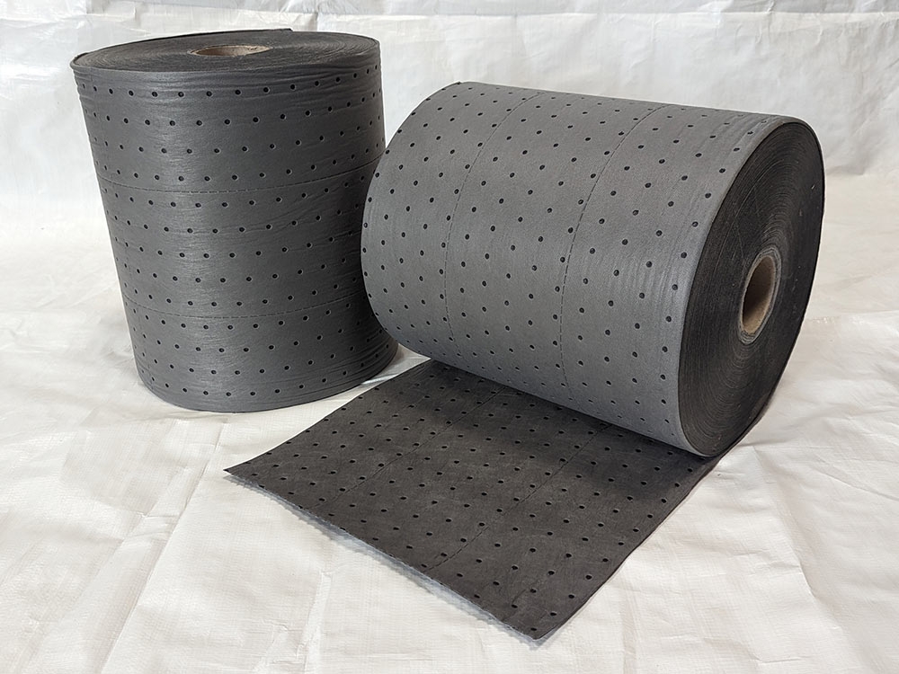Feuilles-tapis absorbantes en polypropylène pour produits chimiques